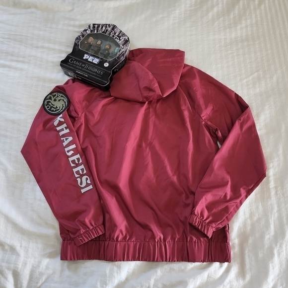 NWT Game of Thrones lace up wind breaker size Small - Picture 3 of 8